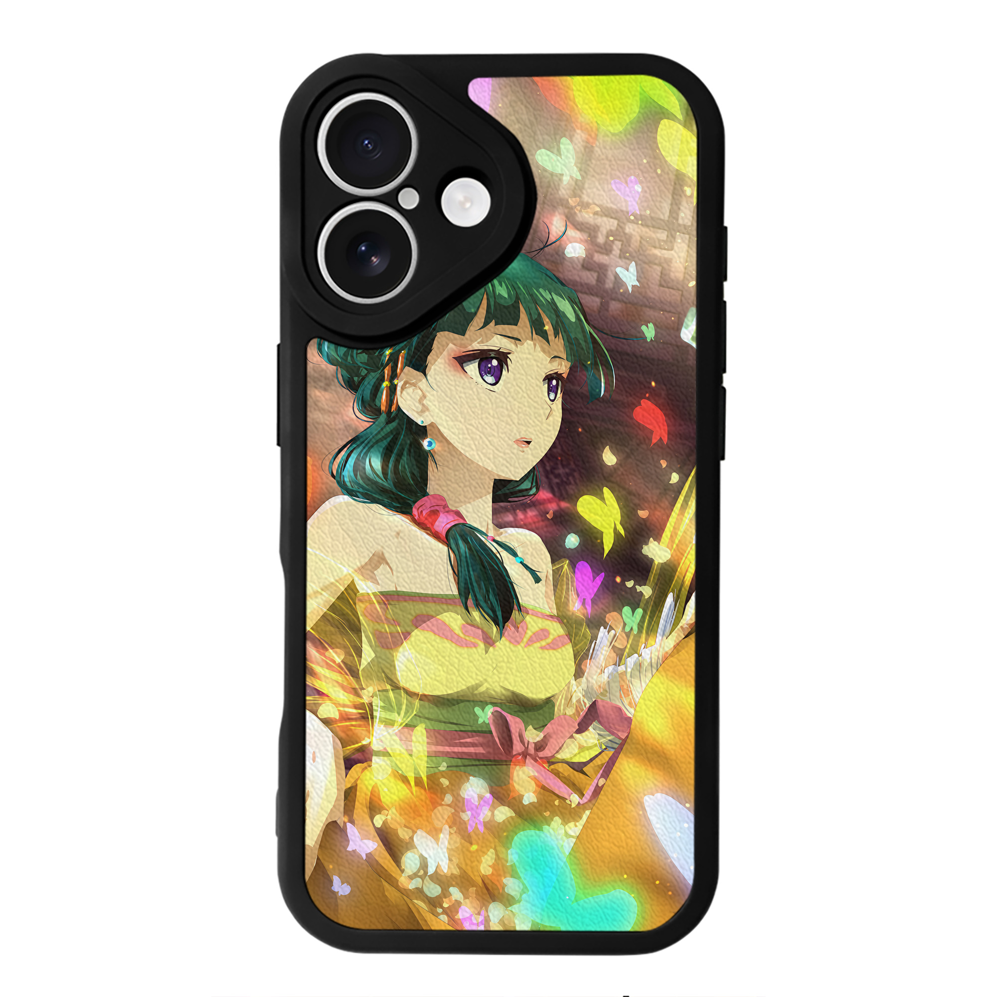 （画像用） 薬屋のひとりごと The Apothecary Diaries 【iPhone 16シリーズ対応】シリコンスマホケース（レザー調） 材質：シリコン
